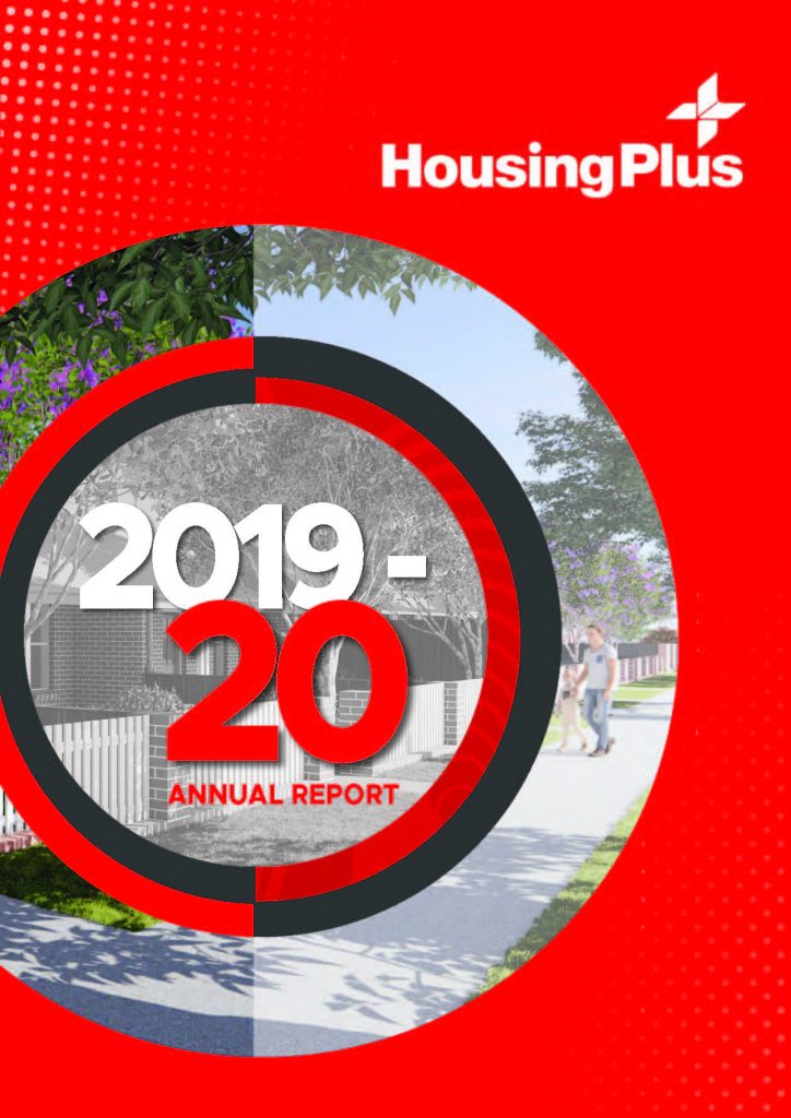 HousingPlus Annual Report 2019-2020 cover image