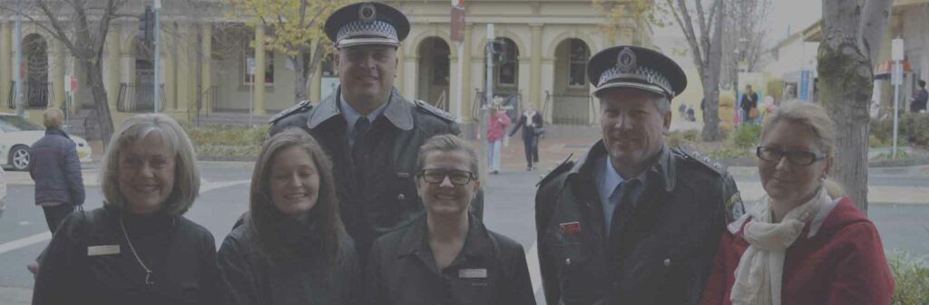 NSW Police offers with staff