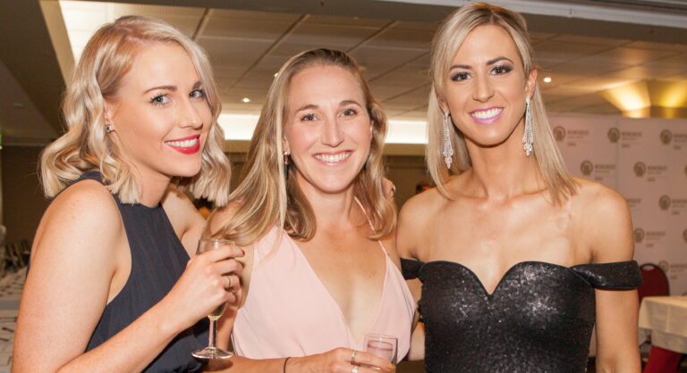 Ladies at White Tie Ball