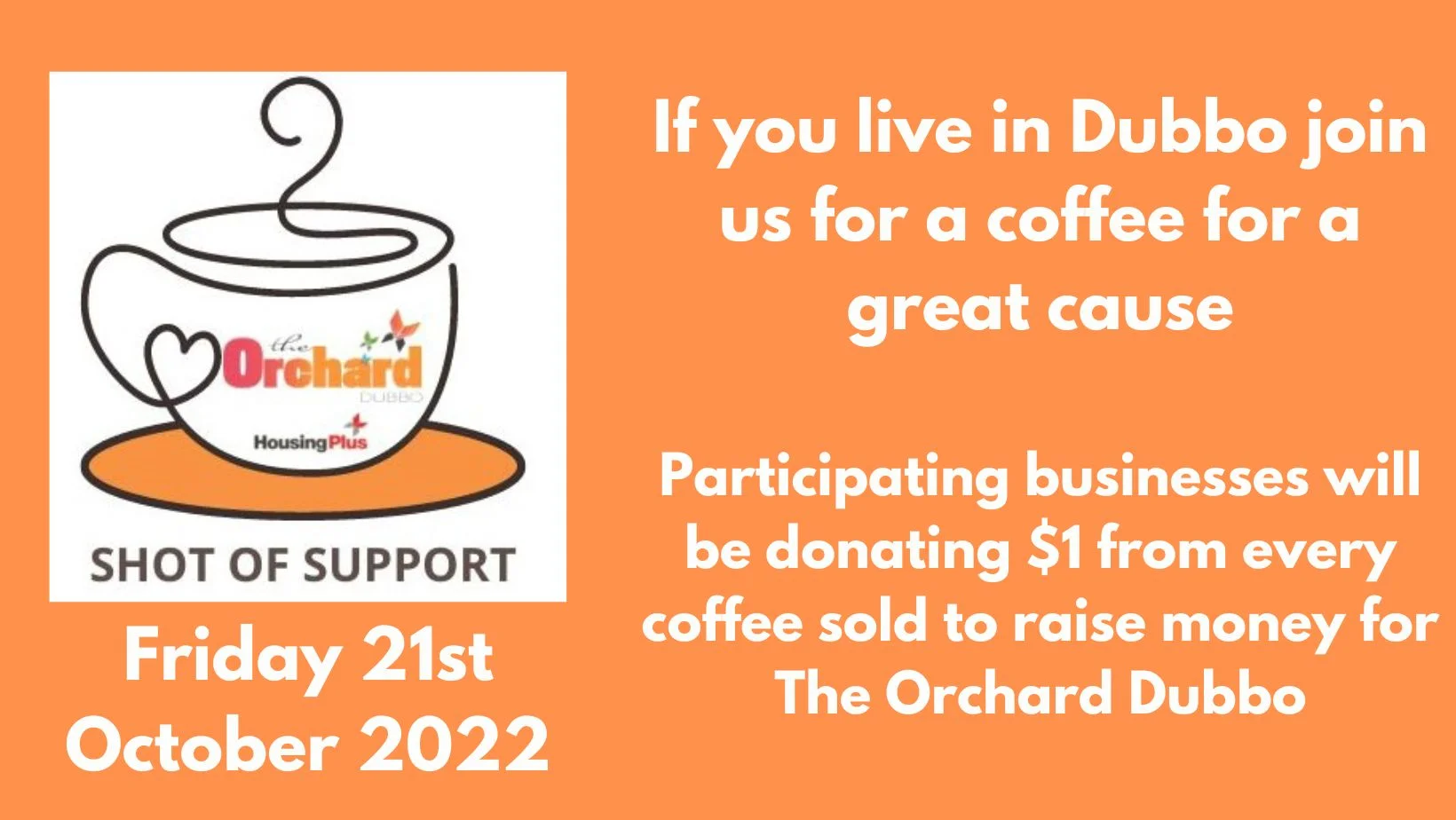 Join us for a coffee for a great cause