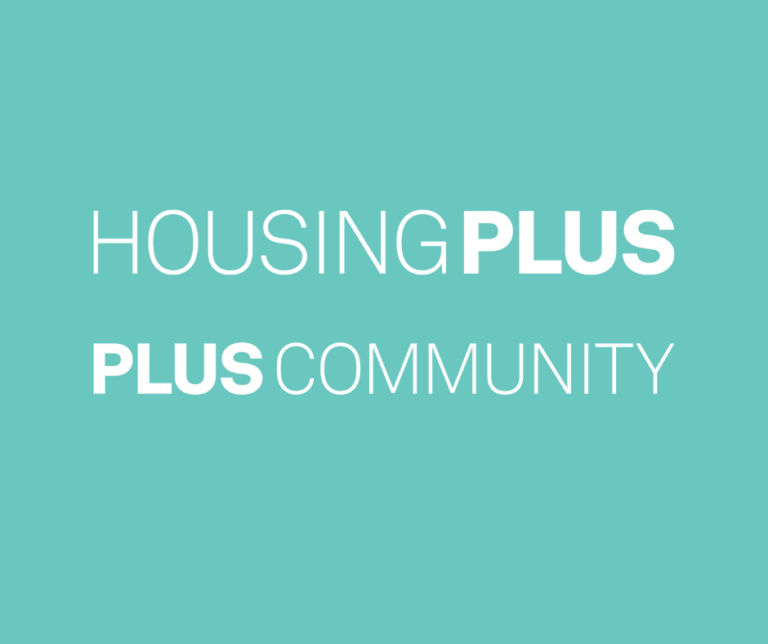 Housing Plus & Plus Community logos